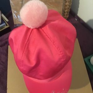 Vintage Victoria Secret Santa Baby Rhinestone Bling Caby Hat